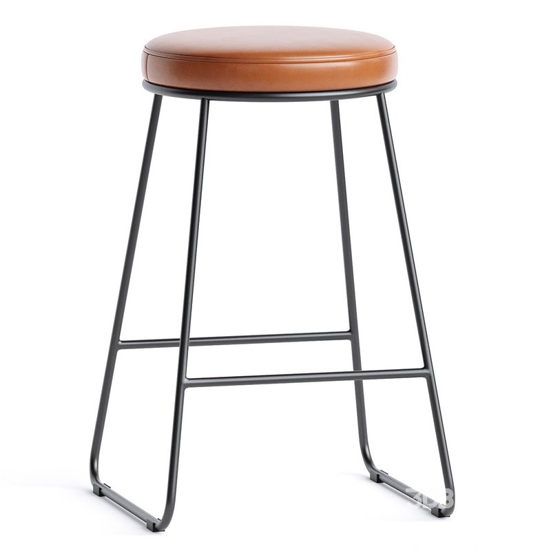 Eleanor Faux Leather Barstool Image 1