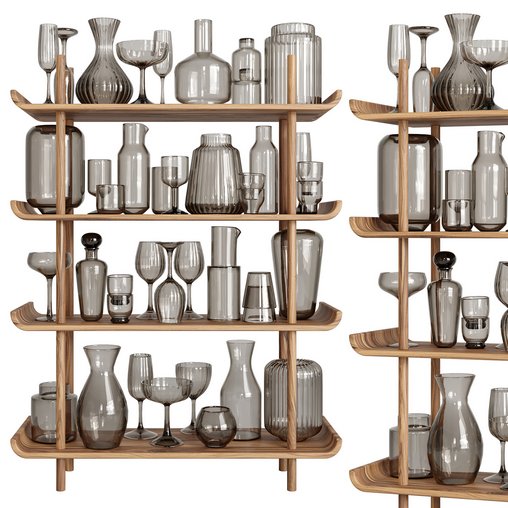 Glass ware decor
