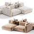 Tokio Modular fabric Sofa 3 - Thumbnail 5