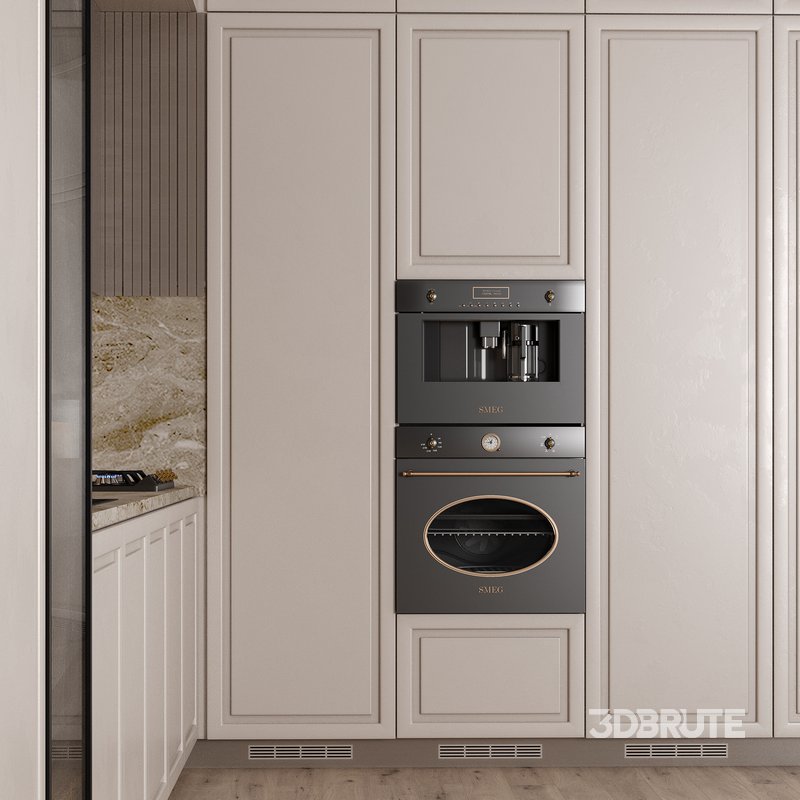 Kitchen With Appliance smeg Image 3