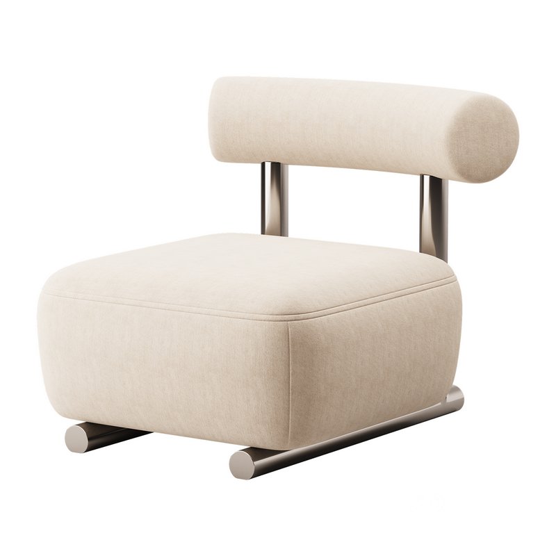 Modish Solid Color Foam Side Chair Image 11
