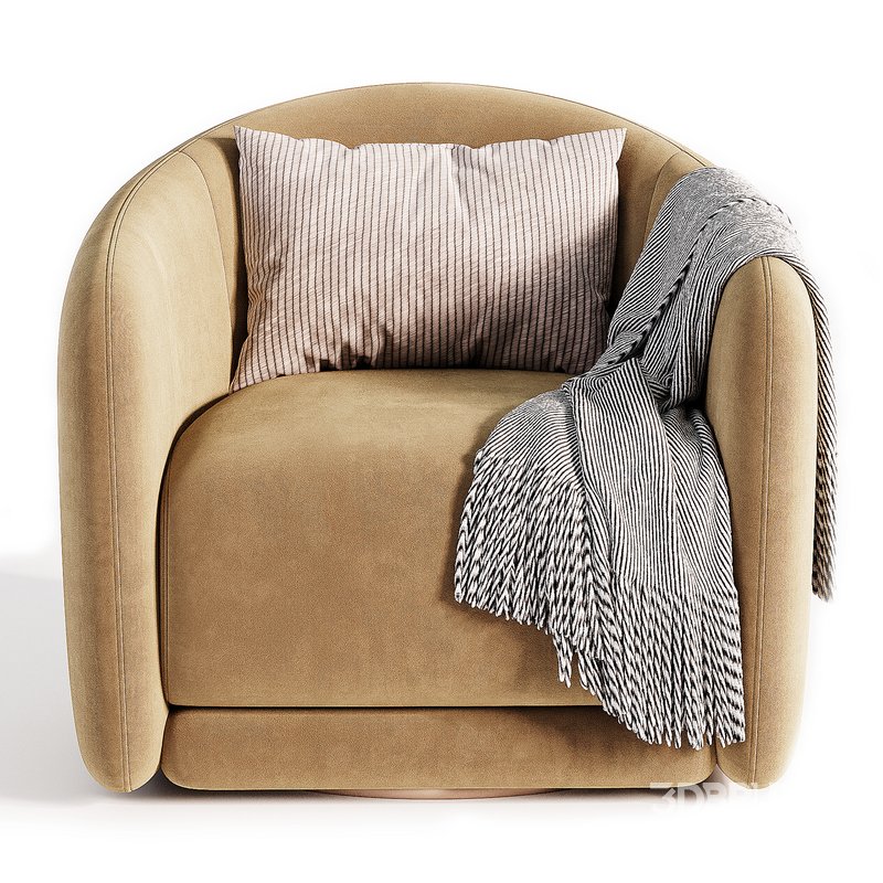 Addie Swivel Armchair Image 6