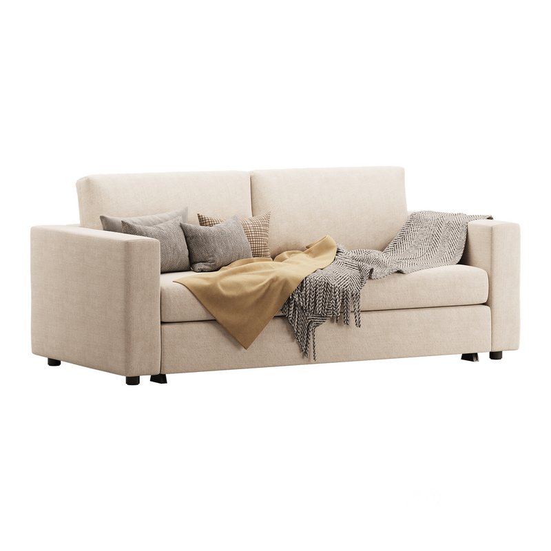 Sleeper sofa Gunnared beige Image 2