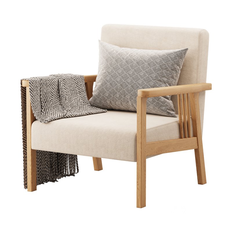 Simplistic Slipper Chair Image 2