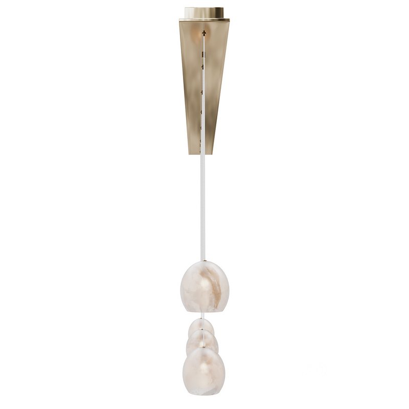 Lazio 7-Light Linear Multi-Drop Pendant Currey Company Image 3