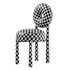 Luxury Nordic Lamb Wool Leisure Chair Leisure Chair Solid wood Dining Chair For Waiting Dining Room Restaurant - Thumbnail 4