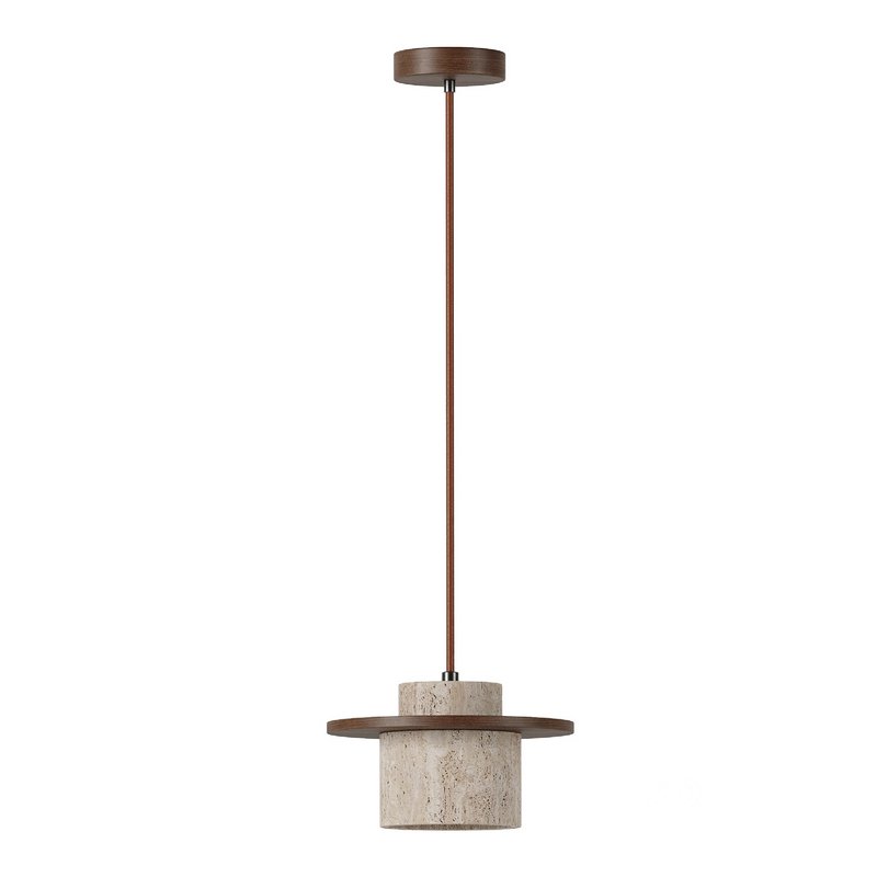 Travertine pendant light Image 1