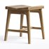 Handmade modern small oak stool - Thumbnail 1