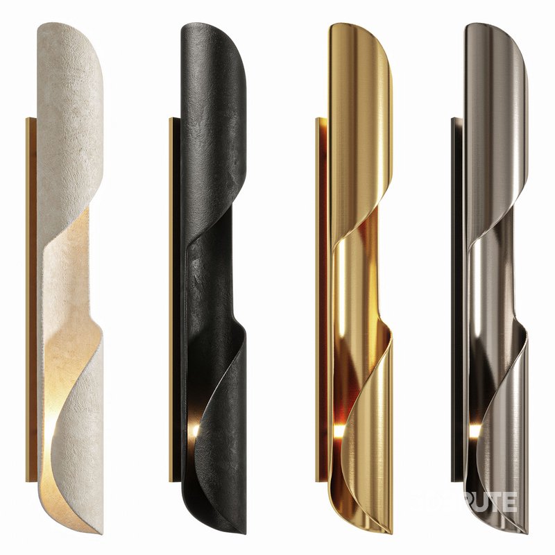 Torsade Ceramic Wall Lamp Image 3