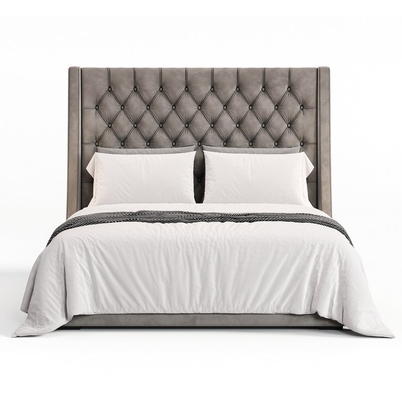 Barron Beds Zoya Grandeur Curved Wingback Bed Image 7