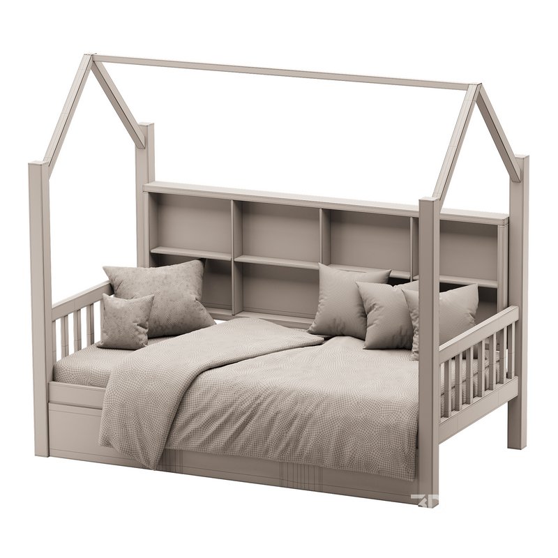 Bed with Trundle roof Image 14