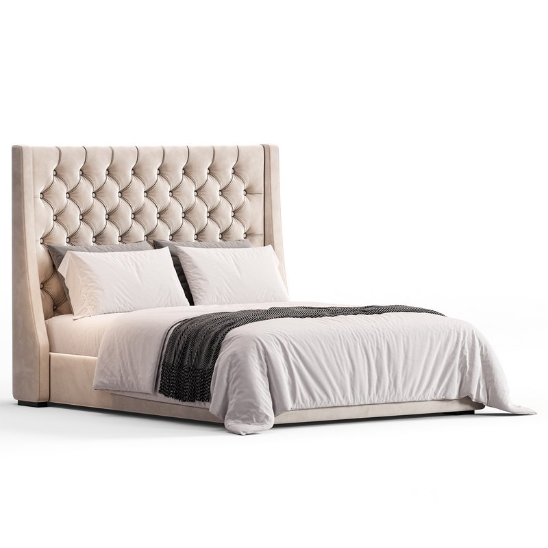 Grand Curved Wingback Bed Frame By Barron Beds Image 7