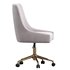 Karina Swivel and Adjustable Velvet Office Chair - Thumbnail 3