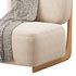 Modern Simple Style Cherry Wood Side Chair - Thumbnail 10
