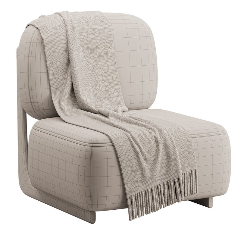 Modern Simple Style Cherry Wood Side Chair Image 14