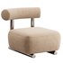 Modish Solid Color Foam Side Chair - Thumbnail 5