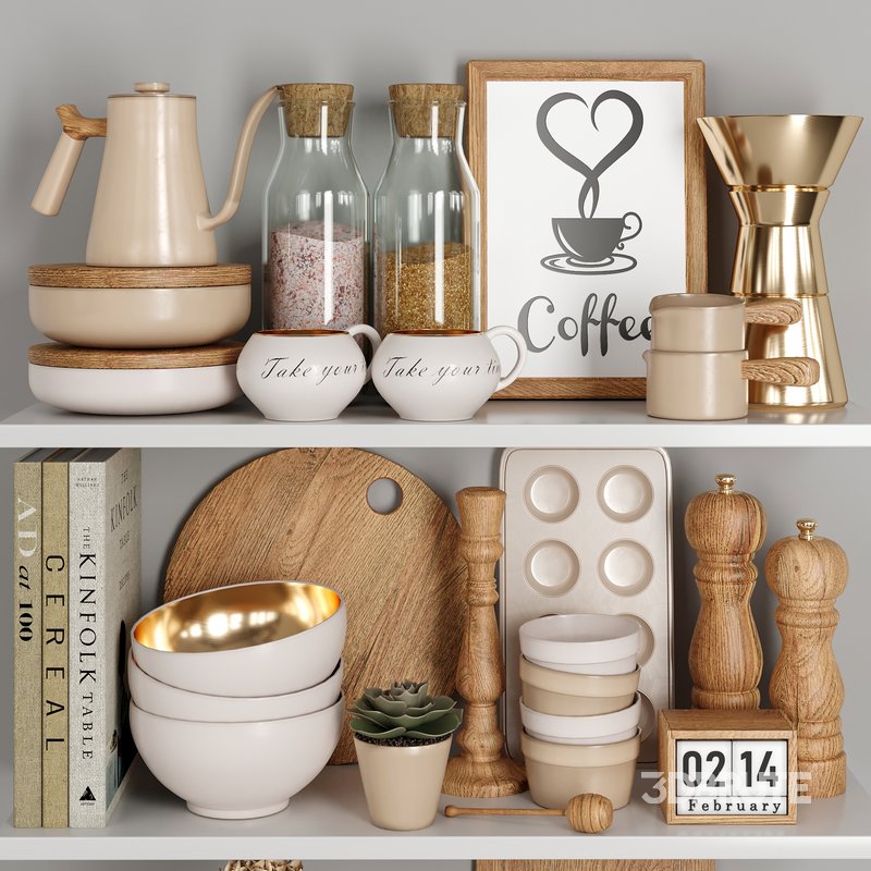 Kitchen decor set 02 Image 1