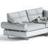 Limes New Sofa in Avant Apres Upholstery and Armrest with Roll by Sergio Bicego - Thumbnail 4