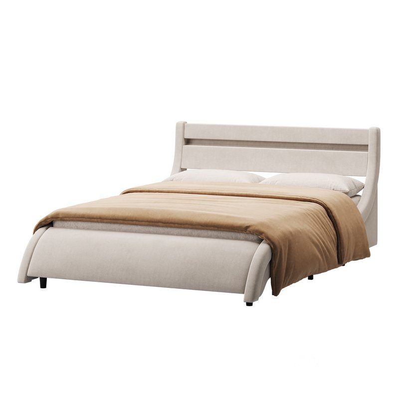 Homfa Full Size Bed Frame Image 7