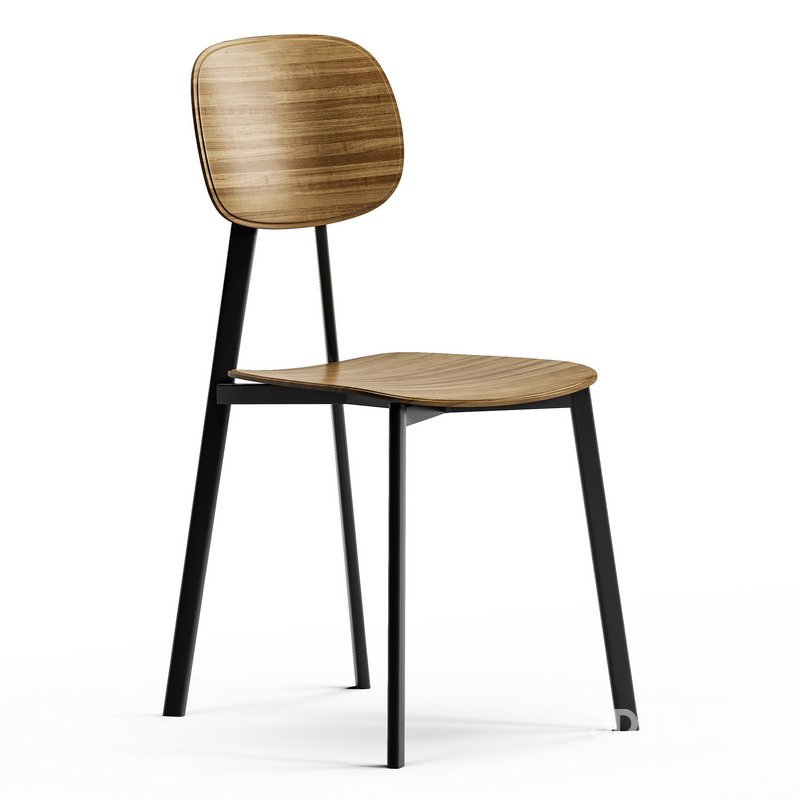 Lollipop Young Fabric And Wood Chairs By Diotti Image 6