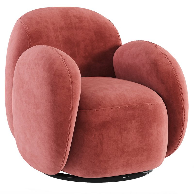 Swivel chair Teop Cozy Milk Image 6