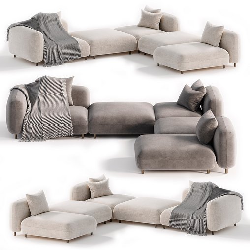 Tokio Modular fabric Sofa 2