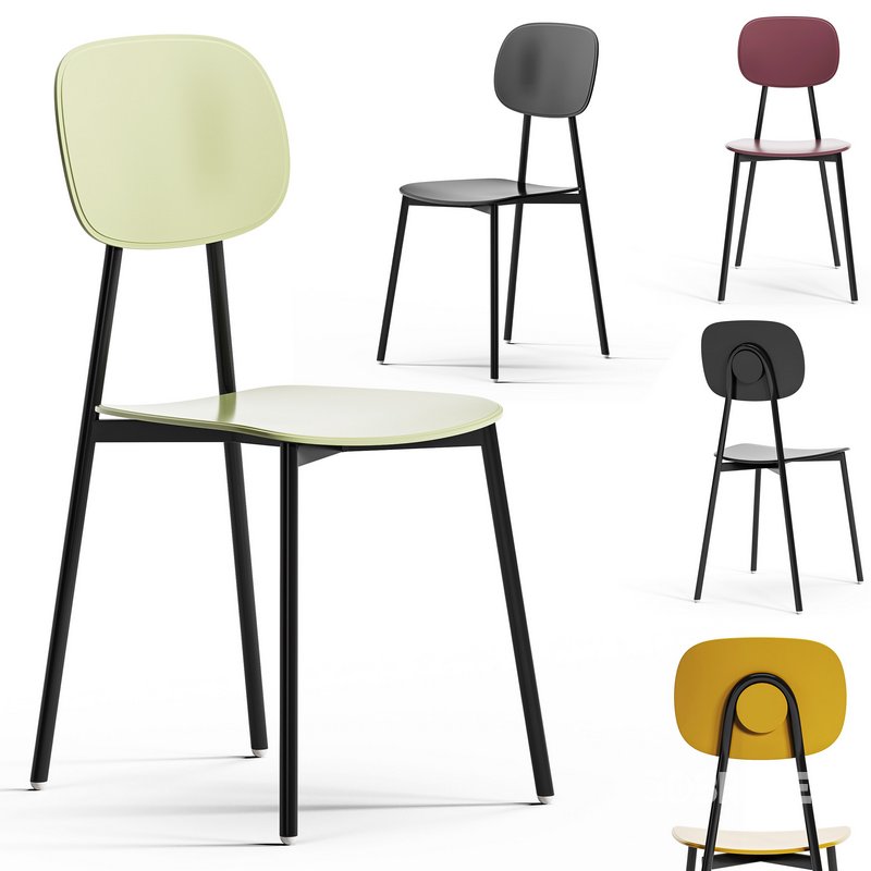 Lollipop Young Metal And Plastic Chairs By Diotti Image 2