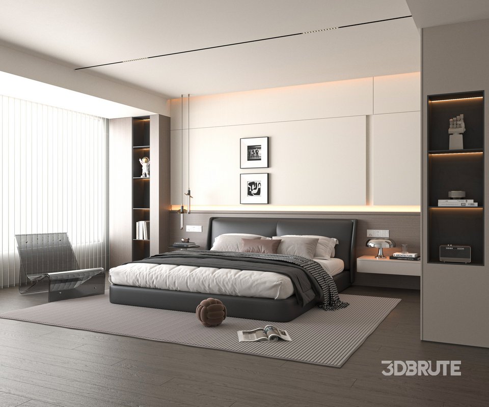 Modern bedroom Image 1