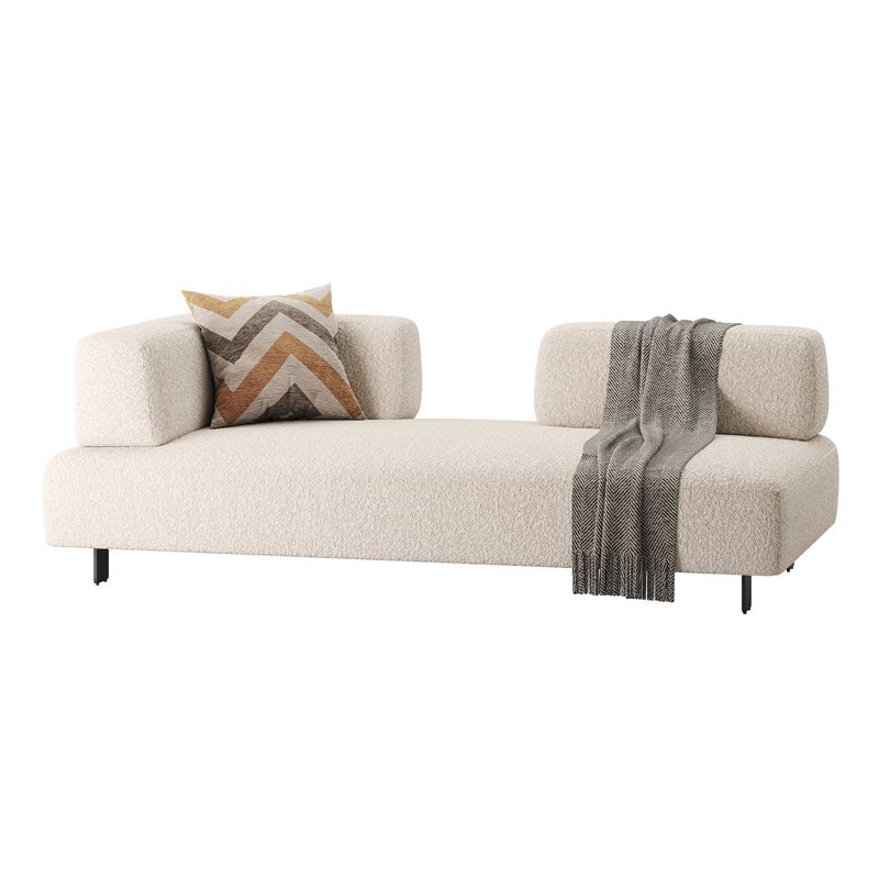 Room Home Hotel Apartment Furniture Cotton Linen Fabric Sofa Image 9