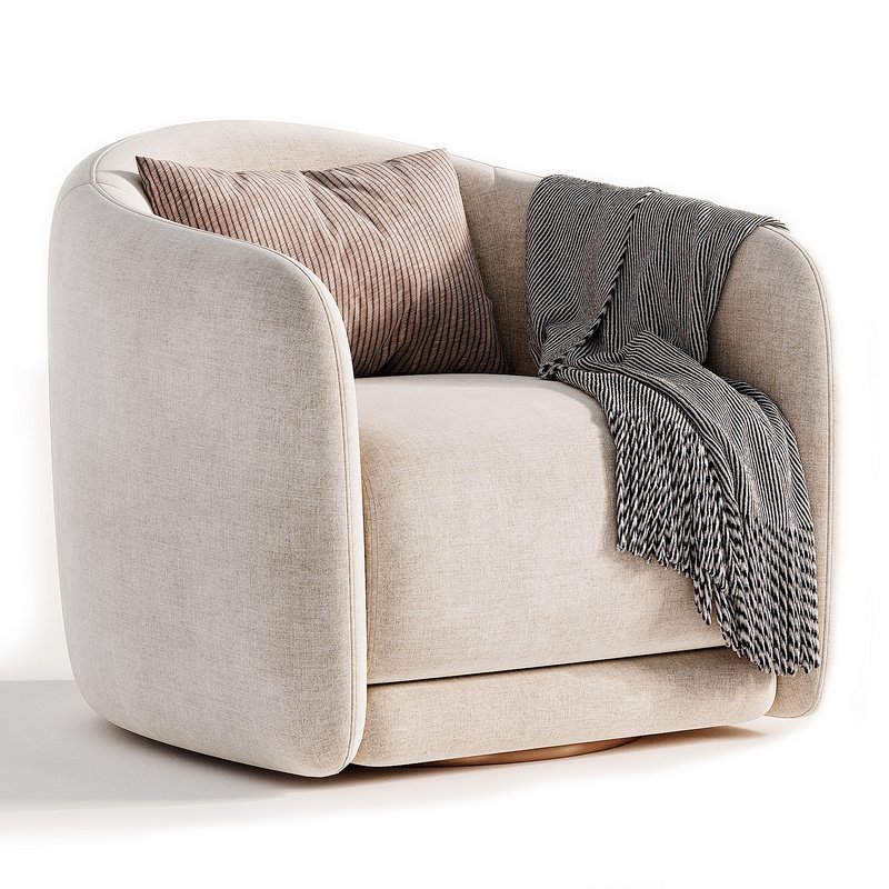 Addie Swivel Armchair Image 2