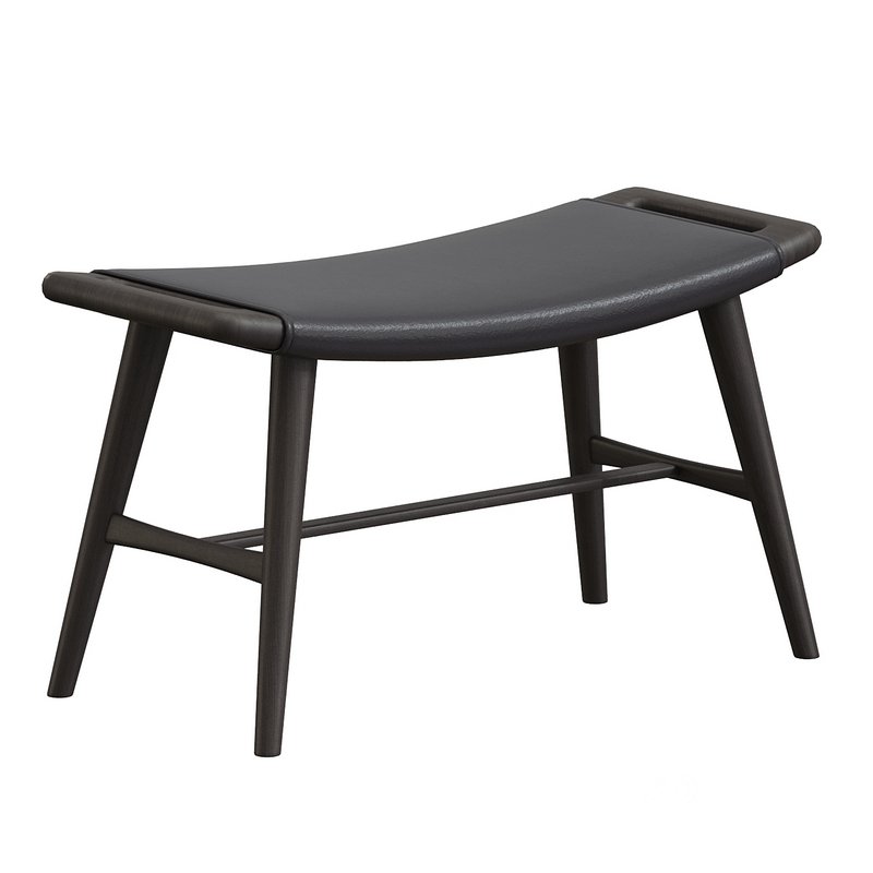 Hans Wegner AP30 Oak leather Piano Stool c1950s Image 2