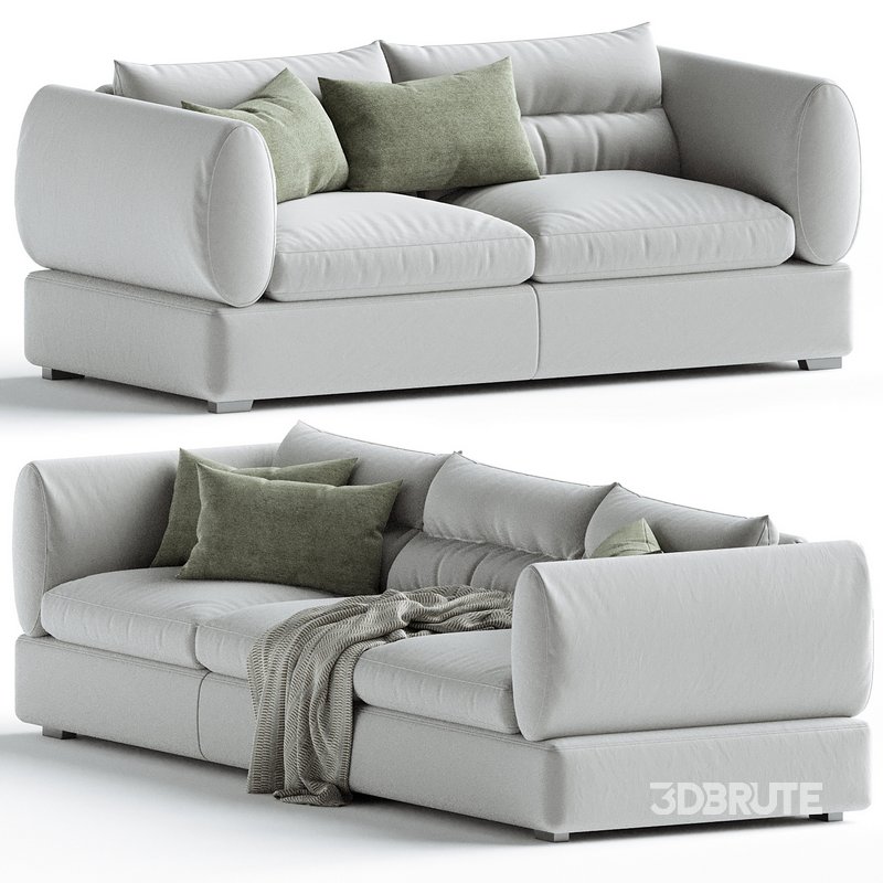 Blanche Parma Sofa Set 01 Image 3