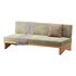 Pierre Leather Armless Loveseat - Thumbnail 3