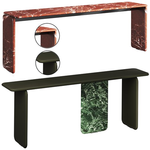 Drake console by Minotti