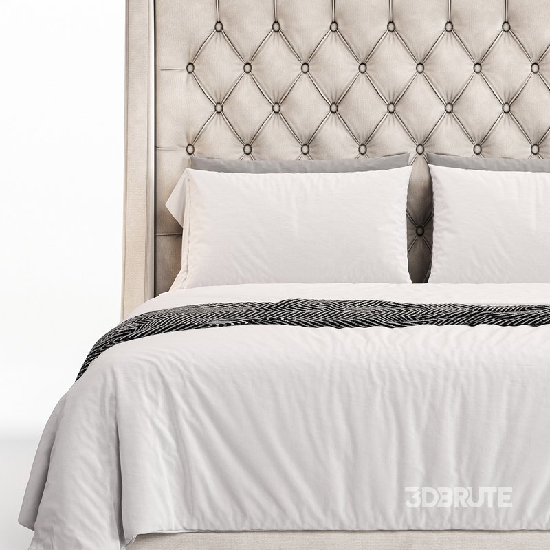 Grand Curved Wingback Bed Frame By Barron Beds Image 10