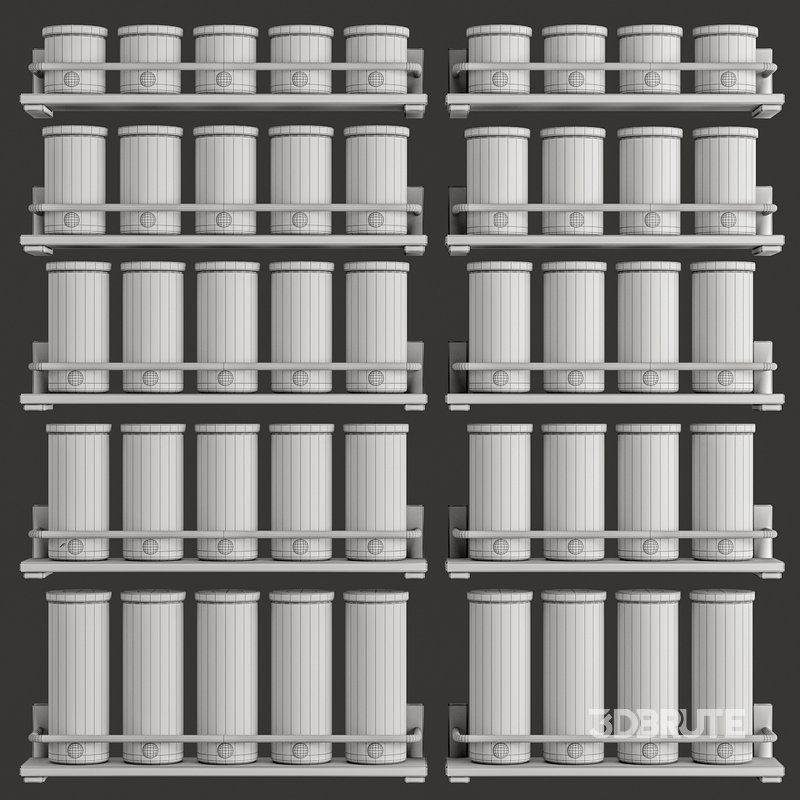 Glass Bamboo Jars Image 3