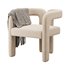 Art Deco Solid Color Arm Chair - Thumbnail 4