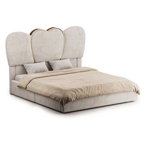 Homfa King Size LED Bed