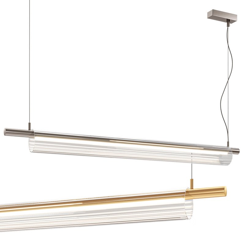 Linear pendant light Cristal 15W Warm white Image 5