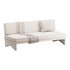 Pierre Leather Armless Loveseat - Thumbnail 14