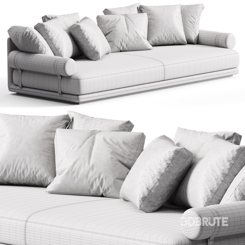 Noonu Straight sofa B&B Italia By Antonio Citterio Image 3