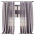 Classic Linen Curtain Set with Metal Rings and Roman shade 63 - Thumbnail 2