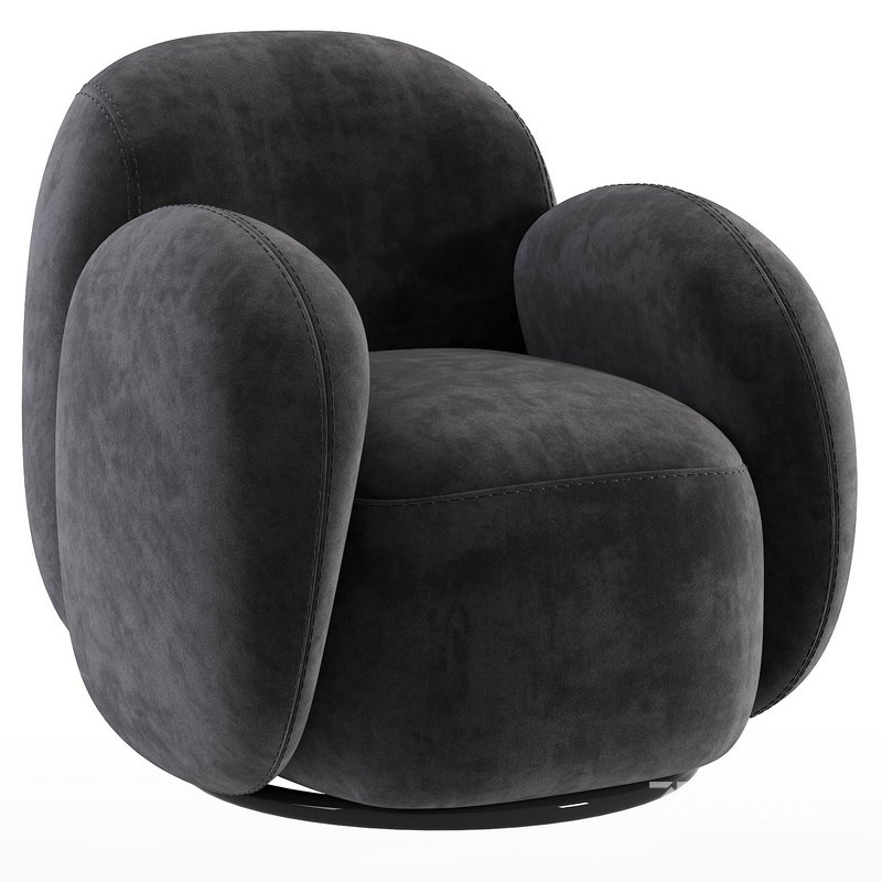 Swivel chair Teop Cozy Milk Image 3