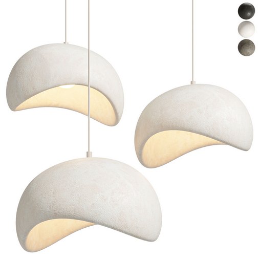 Handmade Oval Resin Chandelier Lamp
