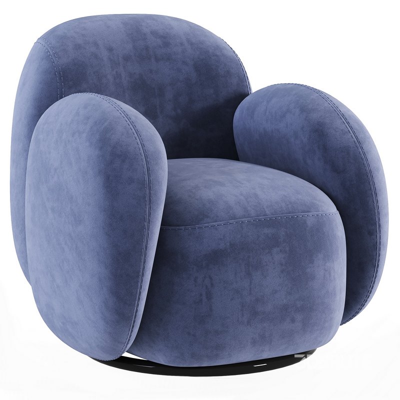 Swivel chair Teop Cozy Milk Image 4