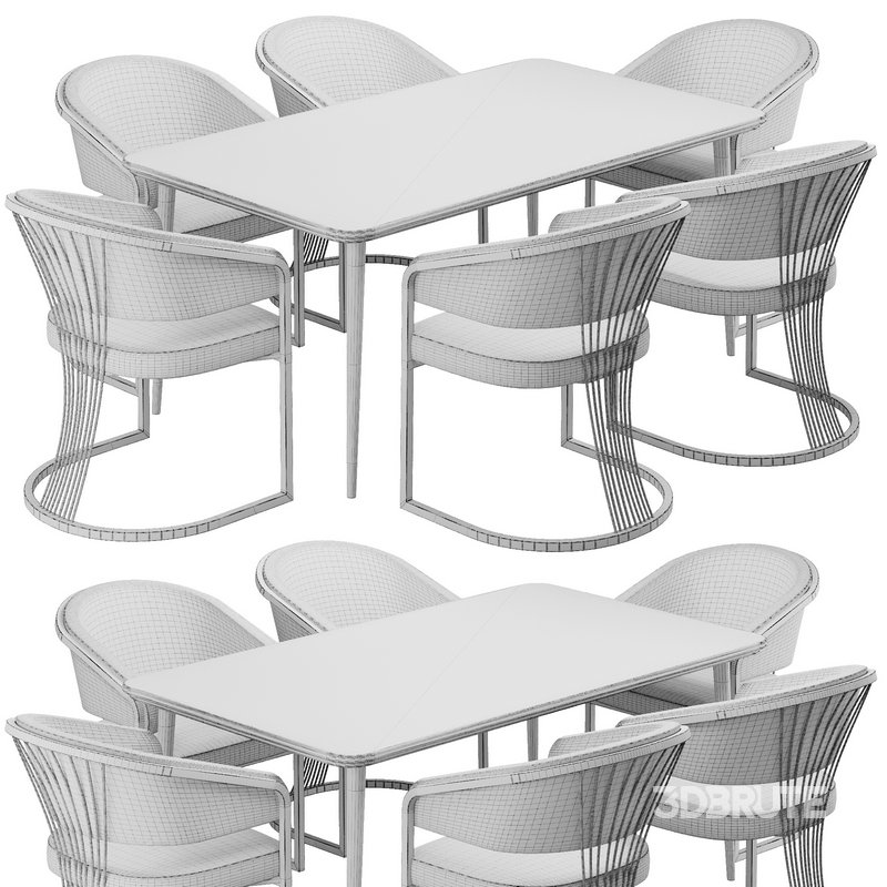 Dinning chair and table186 Image 5