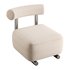 Modish Solid Color Foam Side Chair - Thumbnail 10