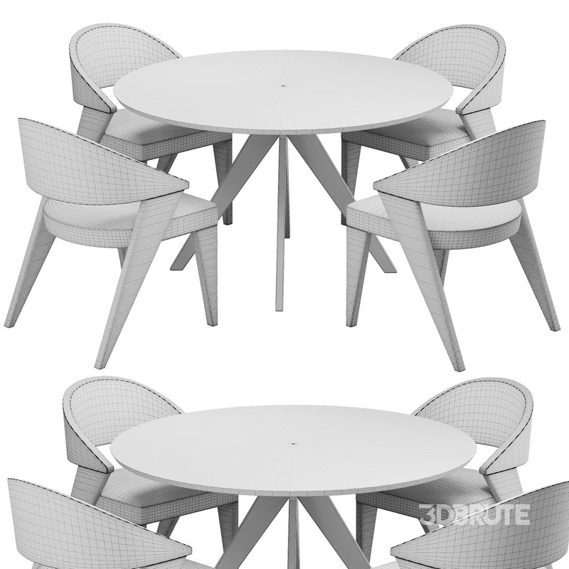 Dinning chair and table184 Image 6