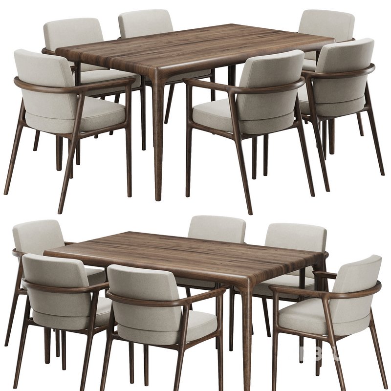 Dinning chair and table191 Image 4