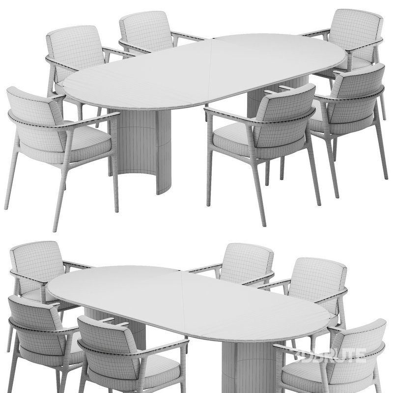 Dinning chair and table188 Image 6